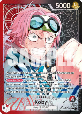 Koby (001) (Alternate Art) - OP11-001 - (A Fist of Divine Speed)