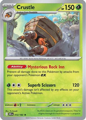 Crustle 012 182 12 Sv10 Destined Rivals Holofoil