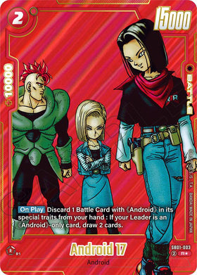 Android 17 - SB01-003 (Alternate Art) [SB01 - SB01-003]