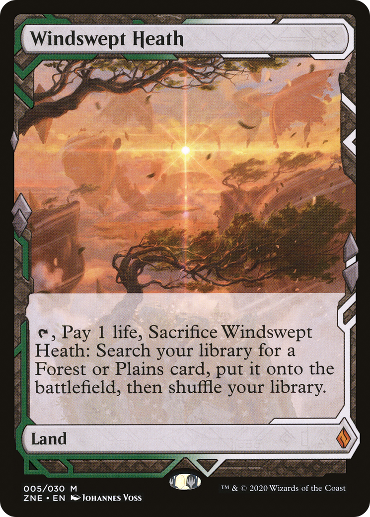 Windswept Heath (ZNE-005) - Zendikar Rising Expeditions Foil