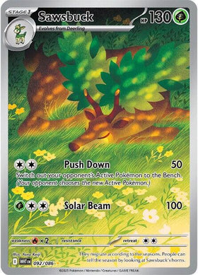 Sawsbuck - 092/086 - 092/086 - (SV: White Flare)