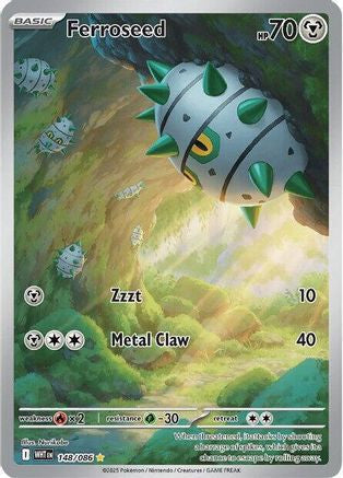 Ferroseed 148 086 148 Sv White Flare Holofoil