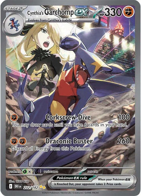 Cynthia's Garchomp ex - 232/182 - SV10: Destined Rivals