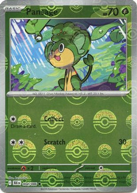 Pansage Poke Ball Pattern 4 Sv Black Bolt Holofoil