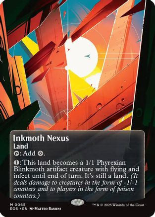 Inkmoth Nexus (0065) (Borderless) (EOS-065) - Edge of Eternities: Stellar Sights Foil