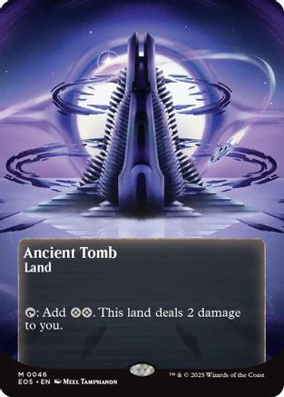 Ancient Tomb (0046) (Borderless) (EOS-046) - Edge of Eternities: Stellar Sights Foil