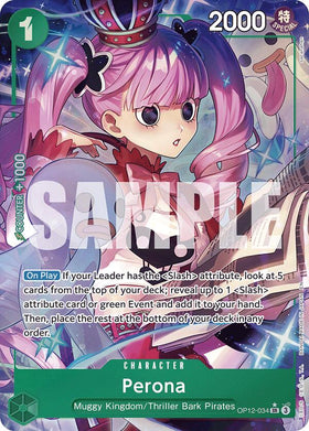 Perona (Alternate Art) - OP12-034 - (Legacy of the Master)