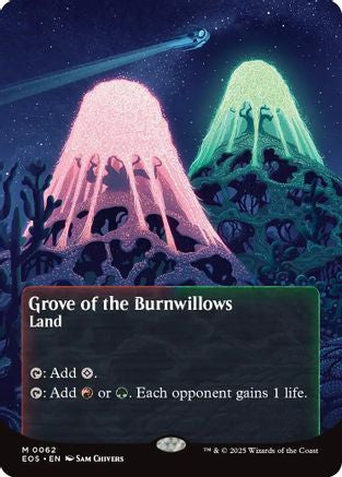 Grove of the Burnwillows (0062) (Borderless) (EOS-062) - Edge of Eternities: Stellar Sights