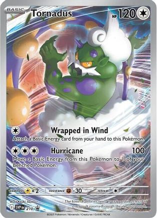 Tornadus 210 210 Sv Scarlet Violet Promo Cards Holofoil