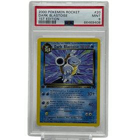 2000 Pokémon Rocket Dark Blastoise #20/82 1st Edition PSA 9