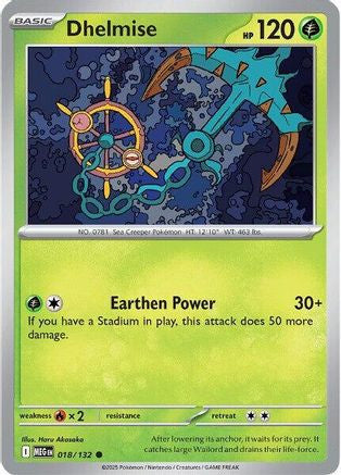 Dhelmise 18 Me01 Mega Evolution