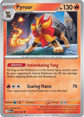 Pyroar 24 Me01 Mega Evolution