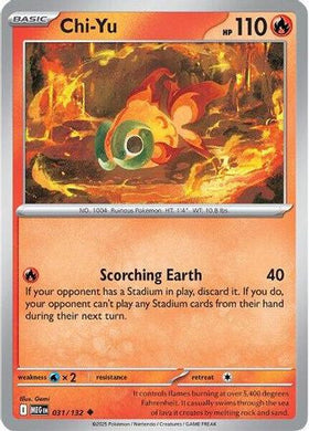 Chi Yu 31 Me01 Mega Evolution Reverse Holofoil