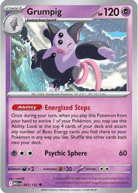 Grumpig 63 Me01 Mega Evolution