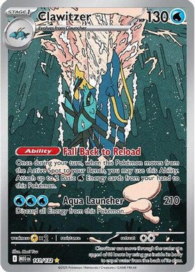 Clawitzer 141 132 141 Me01 Mega Evolution Holofoil