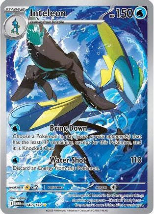 Inteleon 142 132 142 Me01 Mega Evolution Holofoil
