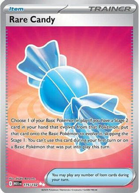 Rare Candy 175 132 175 Me01 Mega Evolution Holofoil