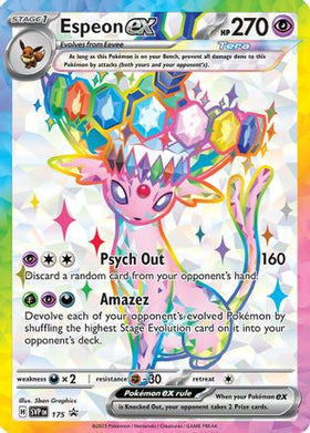 Espeon Ex 175 Svp Sv Scarlet Violet Promo Cards Holofoil