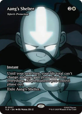Aang's Shelter - Teferi's Protection (Borderless) - 7 - (Avatar: The Last Airbender: Eternal-Legal)