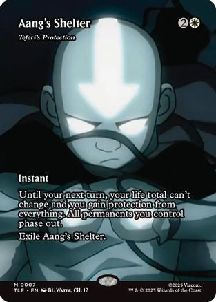 Aang's Shelter - Teferi's Protection (Borderless) (TLE-007) - Avatar: The Last Airbender: Eternal-Legal
