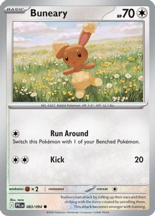 Buneary 83 Me02 Phantasmal Flames Reverse Holofoil