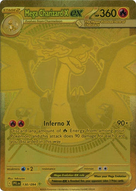 Mega Charizard X ex - 130/094 - 130/094 - (ME02: Phantasmal Flames)