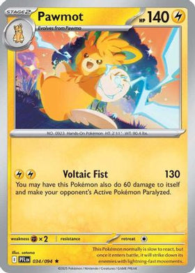 Pawmot 34 Me02 Phantasmal Flames Reverse Holofoil