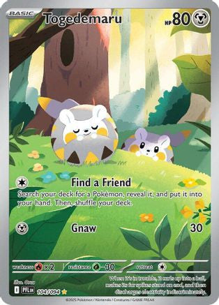 Togedemaru 104 094 104 Me02 Phantasmal Flames Holofoil
