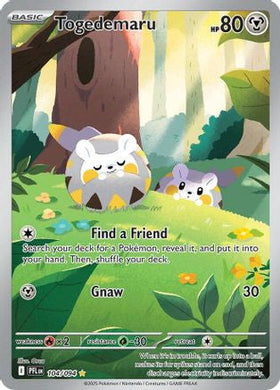 Togedemaru 104 094 104 Me02 Phantasmal Flames Holofoil