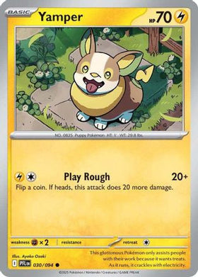 Yamper 030 094 30 Me02 Phantasmal Flames Reverse Holofoil