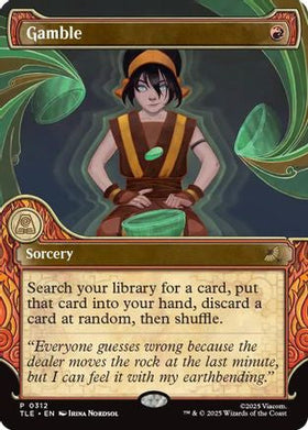 Gamble (Showcase) (TLE-312) - Avatar: The Last Airbender: Eternal-Legal