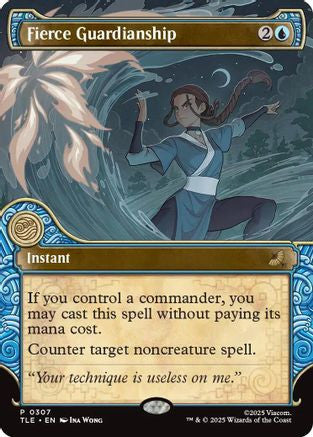 Fierce Guardianship (Showcase) (TLE-307) - Avatar: The Last Airbender: Eternal-Legal