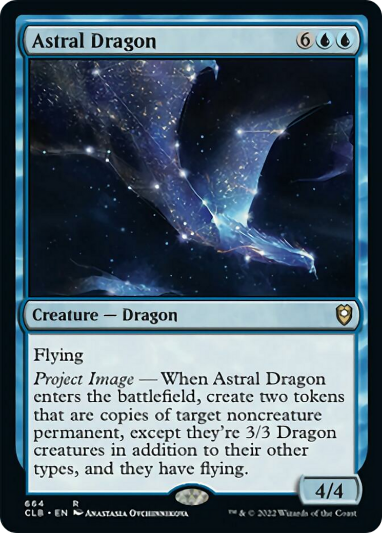 Astral Dragon (CLB-664) - Commander Legends: Battle for Baldur's Gate