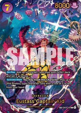 Eustass"Captain"Kid - EB04-039 (SP) - EB04-039 - (The Azure Sea's Seven)