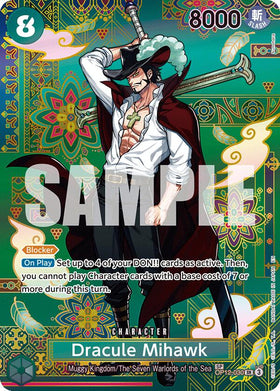 Dracule Mihawk - OP12-030 (SP) - OP12-030 - (The Azure Sea's Seven)