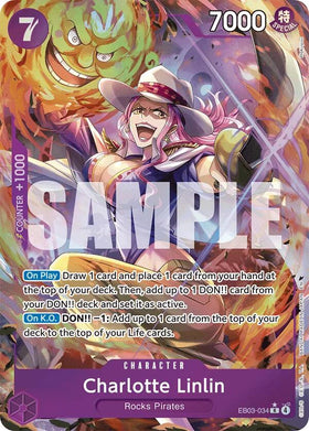 Charlotte Linlin (Alternate Art) - EB03-034 - (Extra Booster: One Piece Heroines Edition)