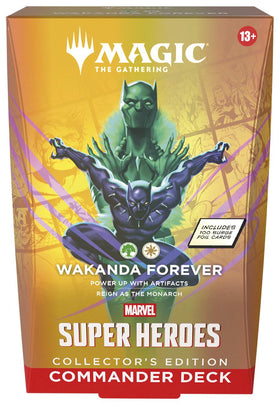 Magic: The Gathering - Marvel Super Heroes Commander Deck - Wakanda Forever (Collector's Edition)