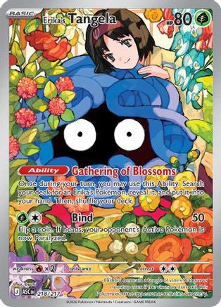 Erika's Tangela 218 217 218 Me Ascended Heroes Holofoil