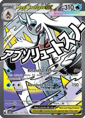 Mega Froslass Ex 265 217 265 Me Ascended Heroes Holofoil