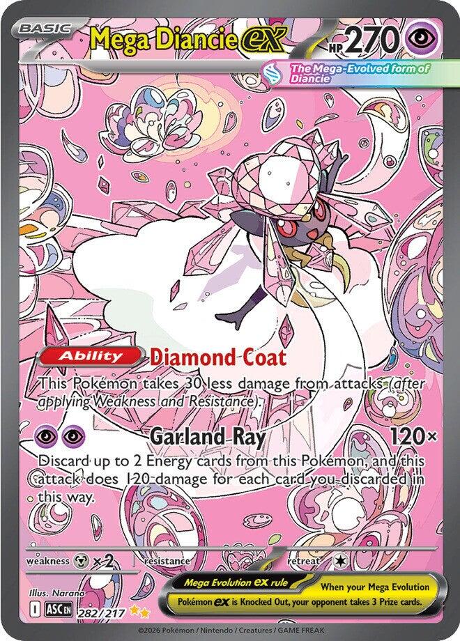 Mega Diancie ex - 282/217 - 282/217 - (ME: Ascended Heroes)
