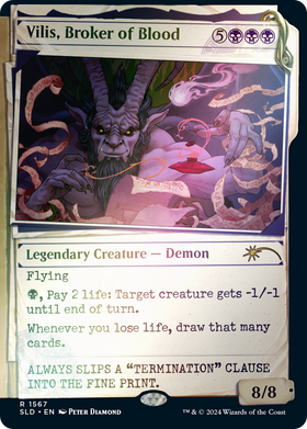 Vilis, Broker of Blood (SLD-1567â˜…) - Secret Lair Drop: (Showcase) Foil