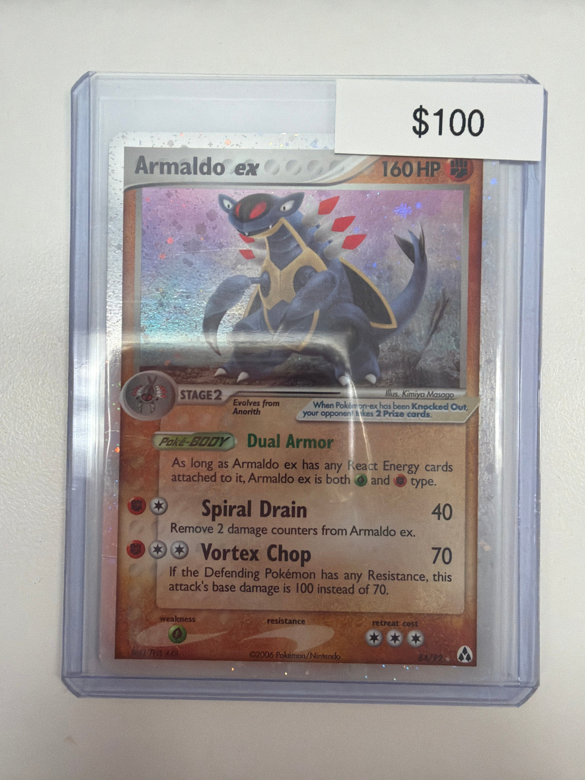 Pokemon Armaldo ex 84/92