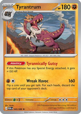 Tyrantrum 45 Me03 Perfect Order Reverse Holofoil