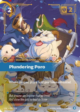 Unleashed - Plundering Poro (Overnumbered) 222/219