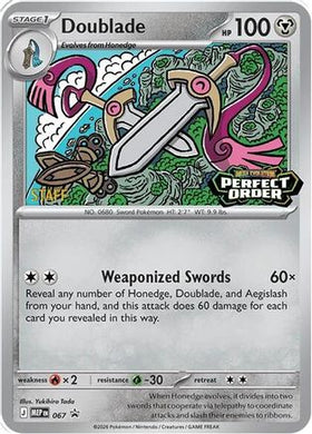 Doublade - 067 [Staff] 67 - ME Mega Evolution Promo Holofoil