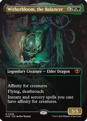 Witherbloom, the Balancer (Borderless) (SOS-288) - Secrets of Strixhaven Foil
