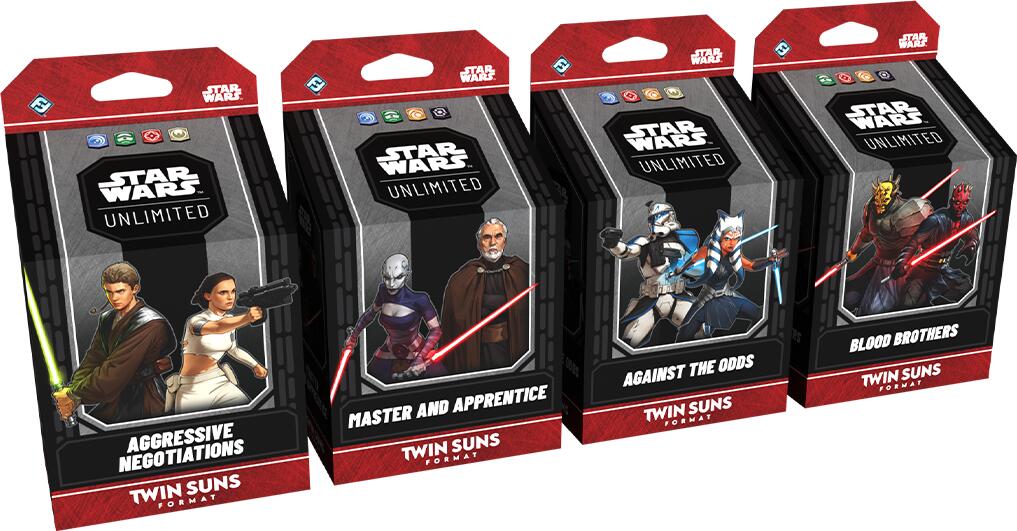 Star Wars Unlimited: Twin Suns - Twin Suns - 4 Deck Bundle