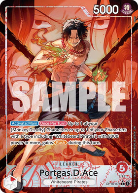 Portgas.D.Ace (001) (Alternate Art) - OP16-001 - (The Time of Battle)