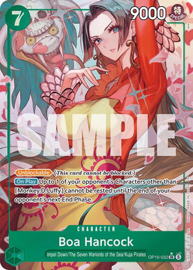 Boa Hancock (Alternate Art) - OP16-032 - (The Time of Battle)