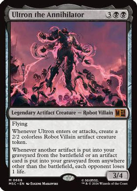 Ultron the Annihilator (MSC-668) - Commander: Marvel Super Heroes